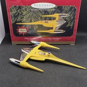 Hallmark Keepsake Ornament Star Wars Naboo Starfighter Vintage